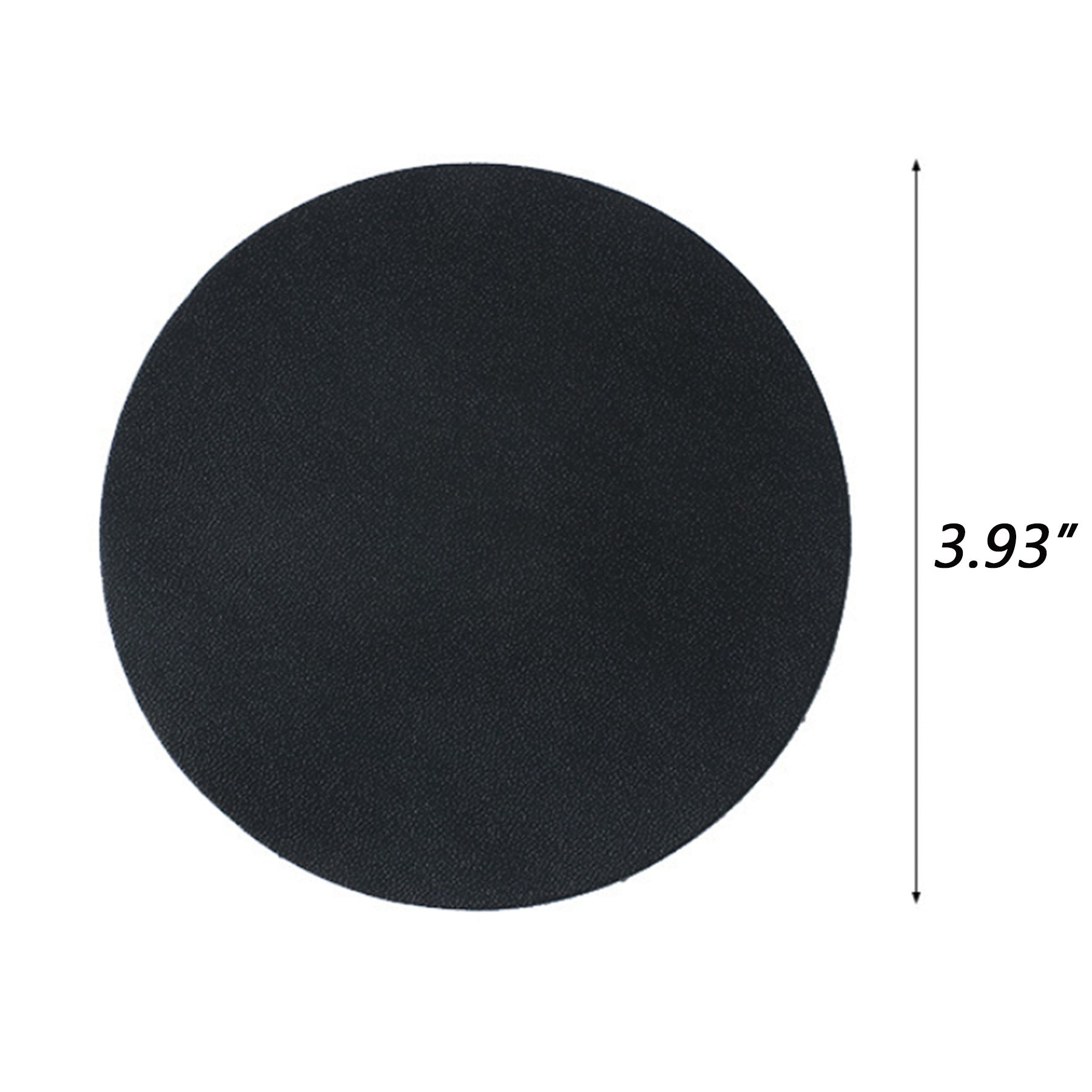 Simple Vegan Leather Small Round Coaster