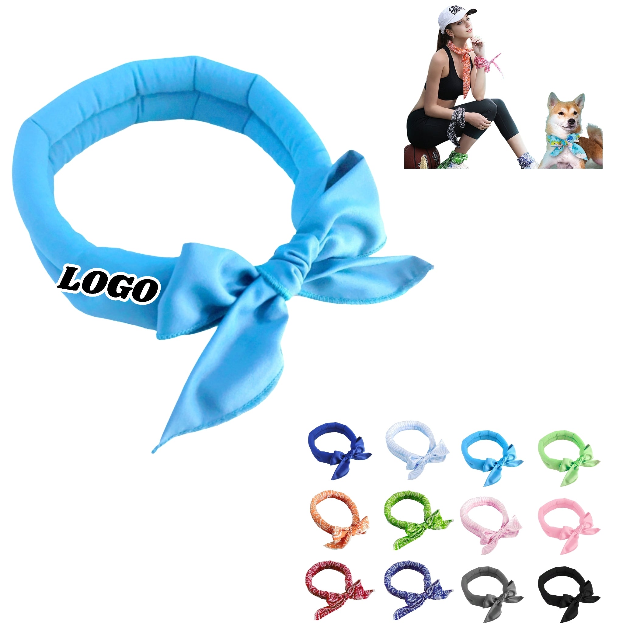 Cooling Bandana Neck Paisley Evaporative Summer Sport Pet