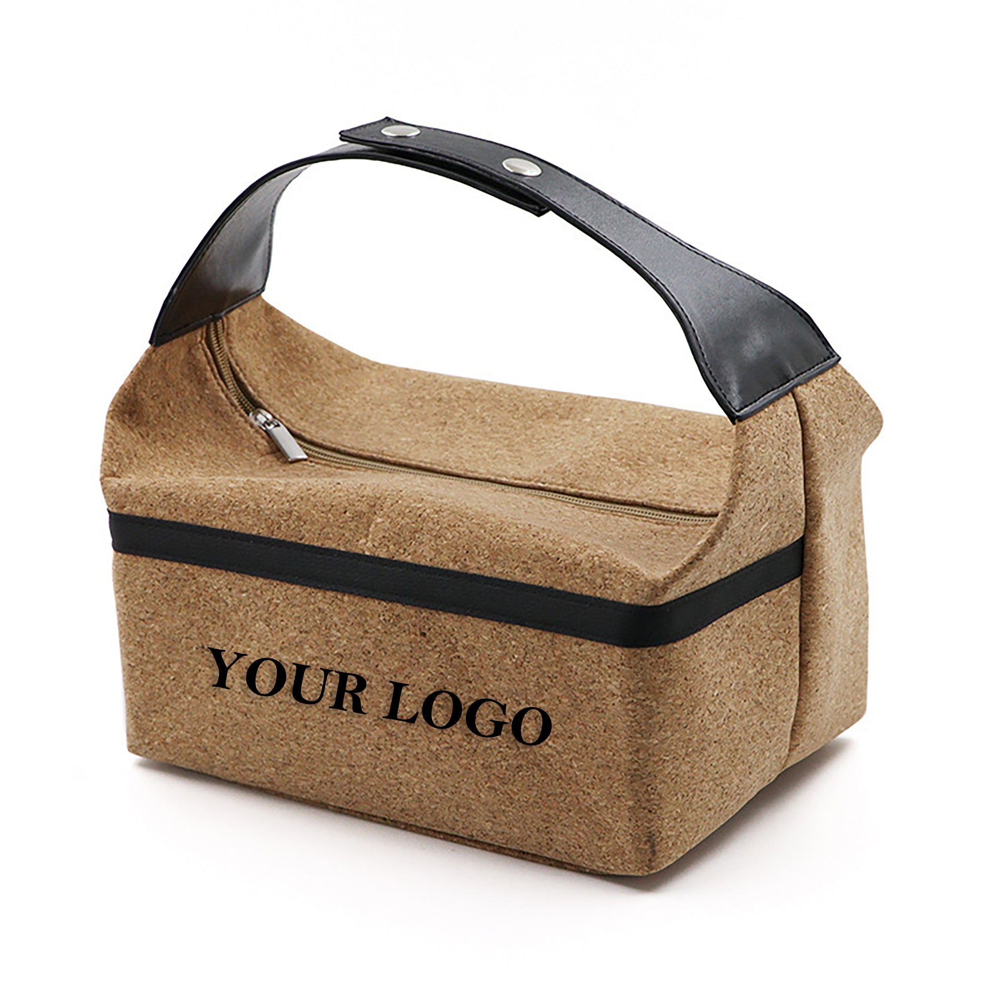 Open-Compartment Wood Grain Leather Tote