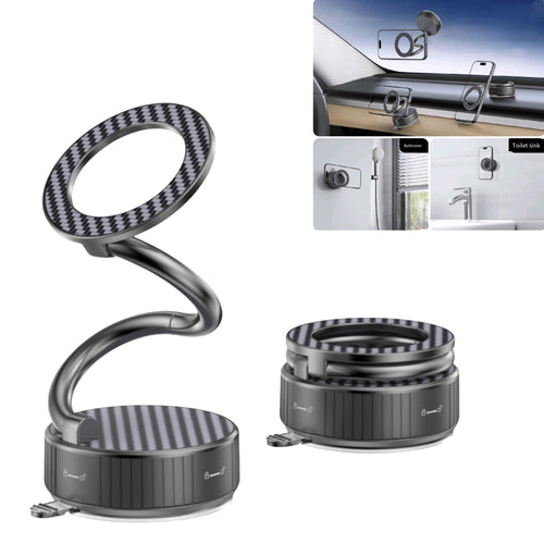 360° Rotating Vacuum Magnetic Car Phone Mount