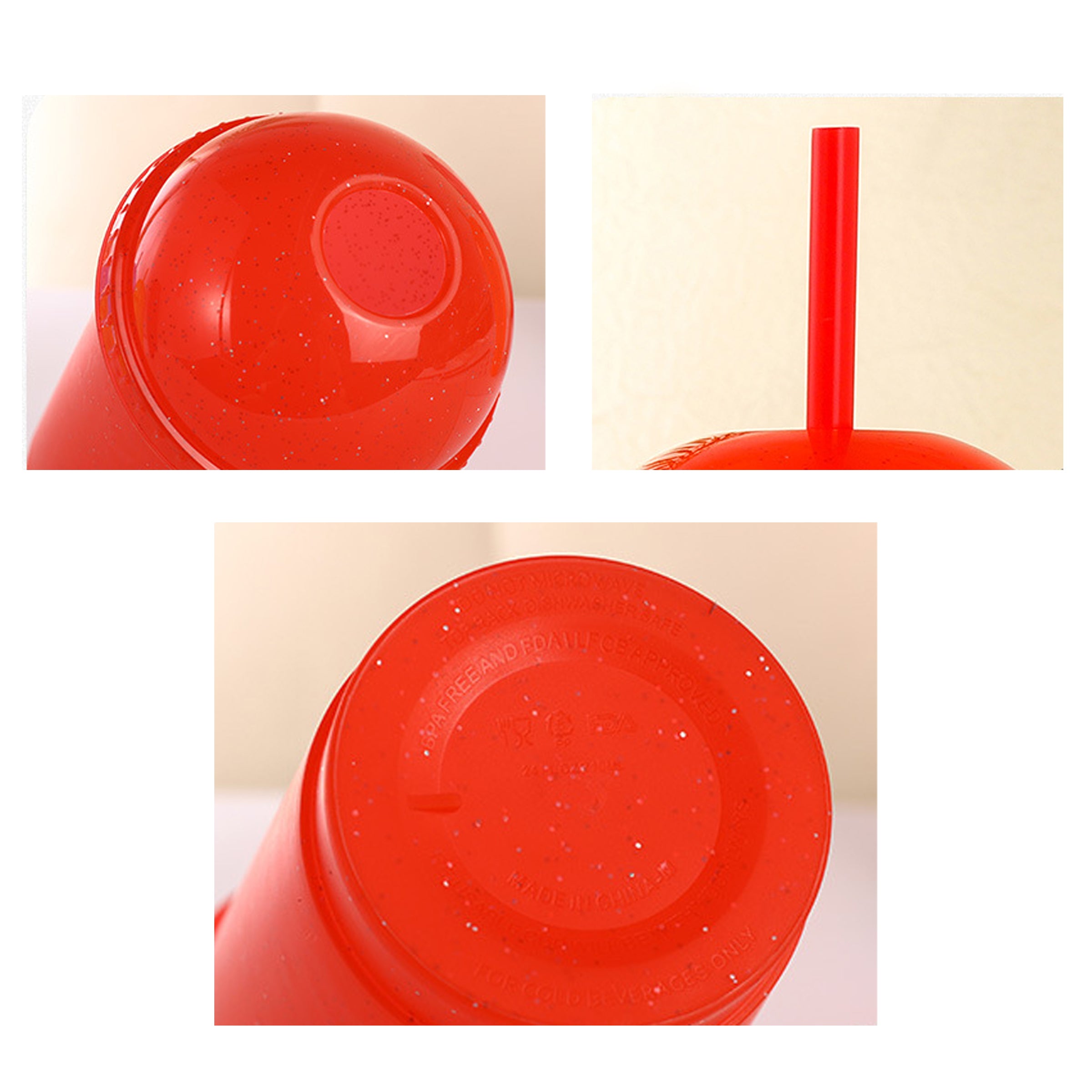 Plastic Smoothie Cups with Dome Lids