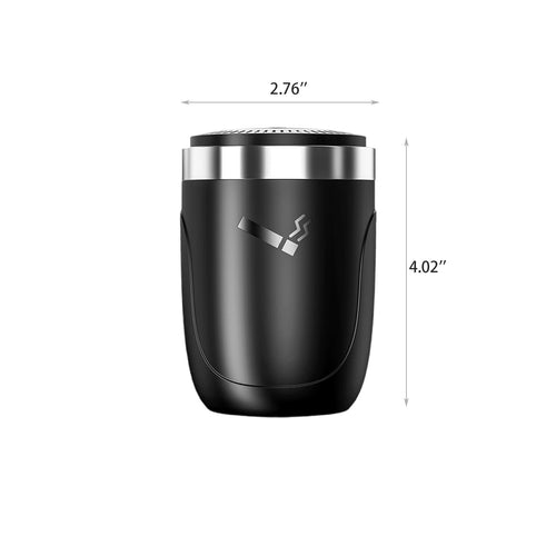 Alloy Inner Liner With Cover Led Car Ashtray