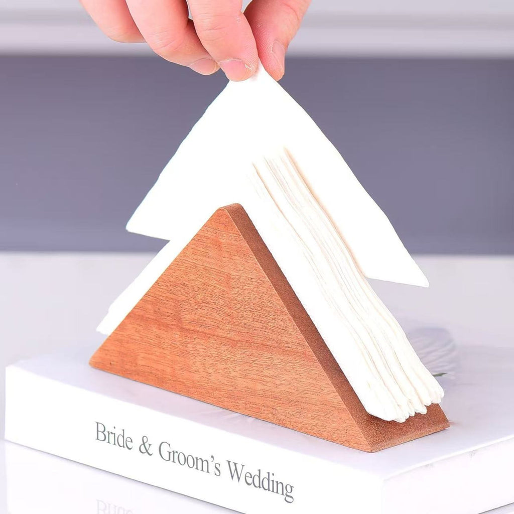 Solid Wood Tissue Holder