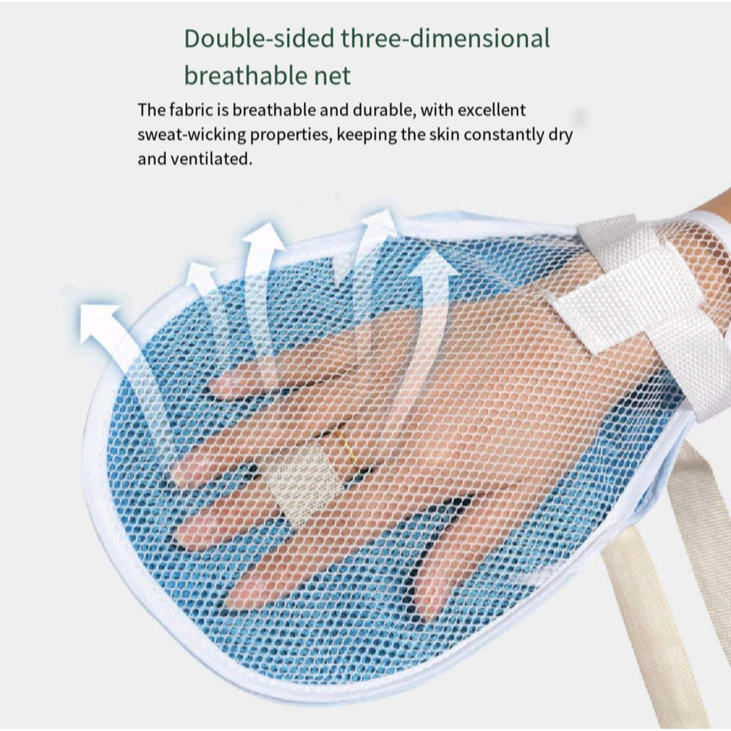 Medical Safety Mittens Dementia Anti Scratch Tube Protection