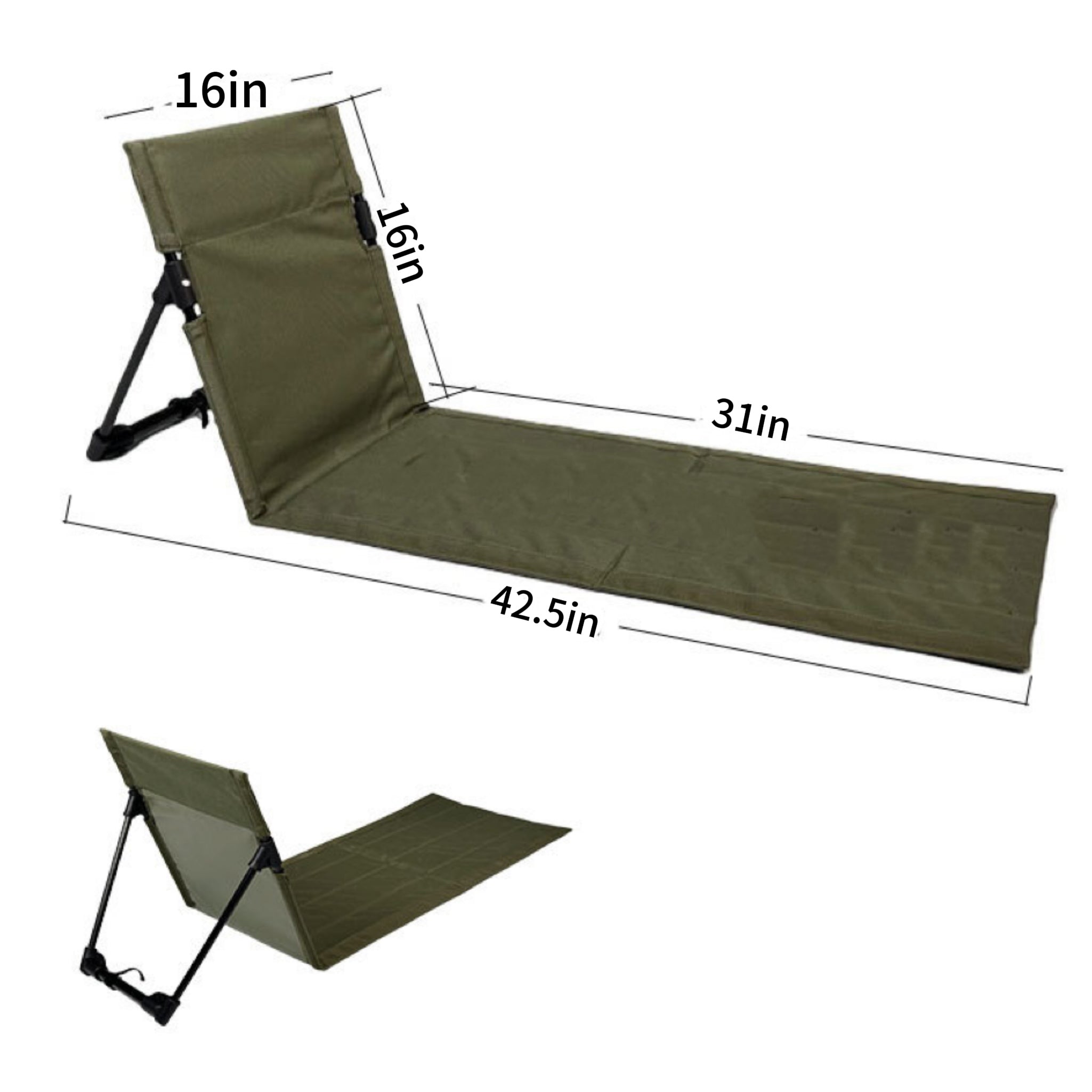 Outdoor Extra-Long Folding Chair