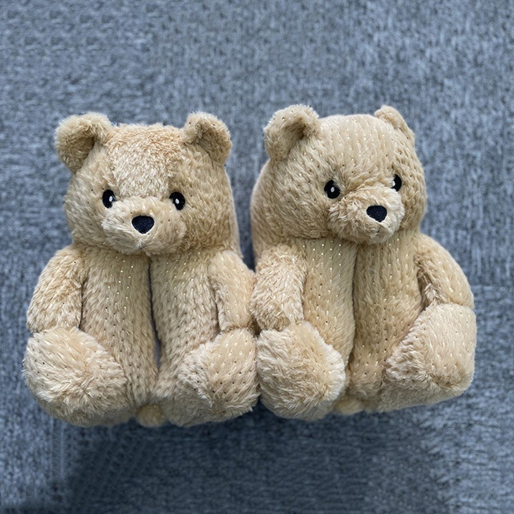 Teddy Bear Flooring Home Plush Slippers