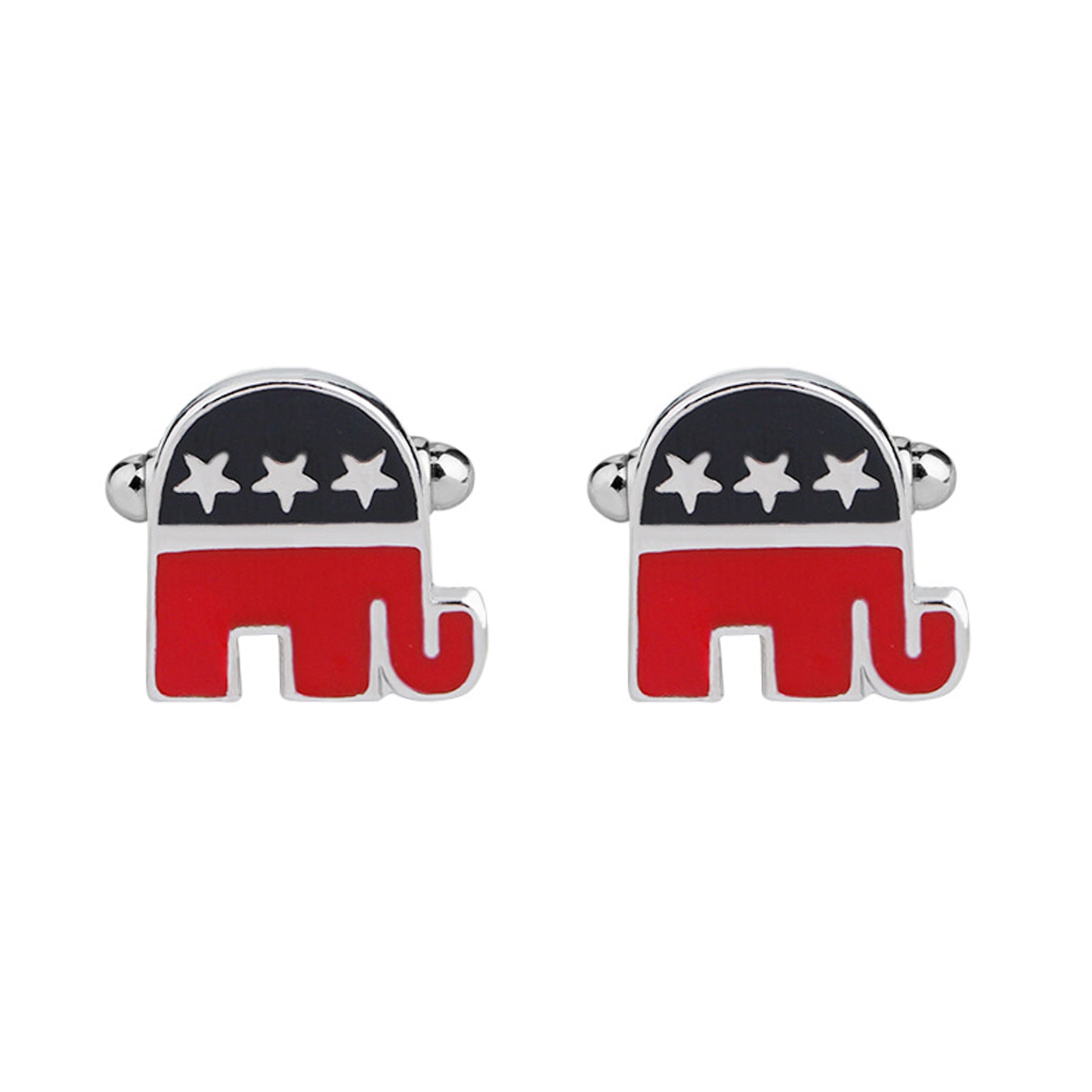 Cufflinks With Mascot Of The Republican Party