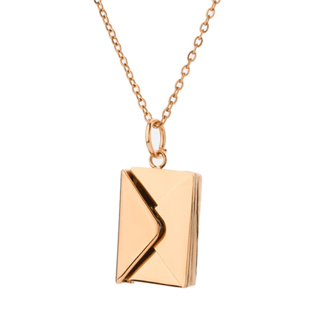 Metal Envelope Love Letter Necklace
