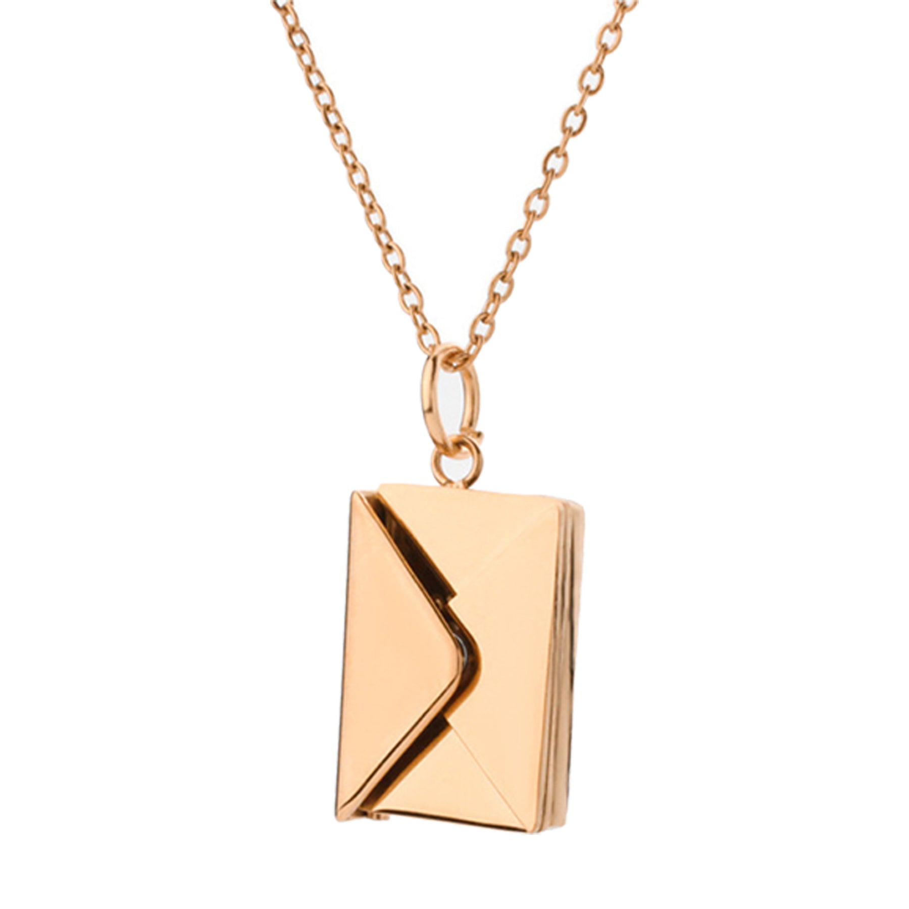 Metal Envelope Love Letter Necklace