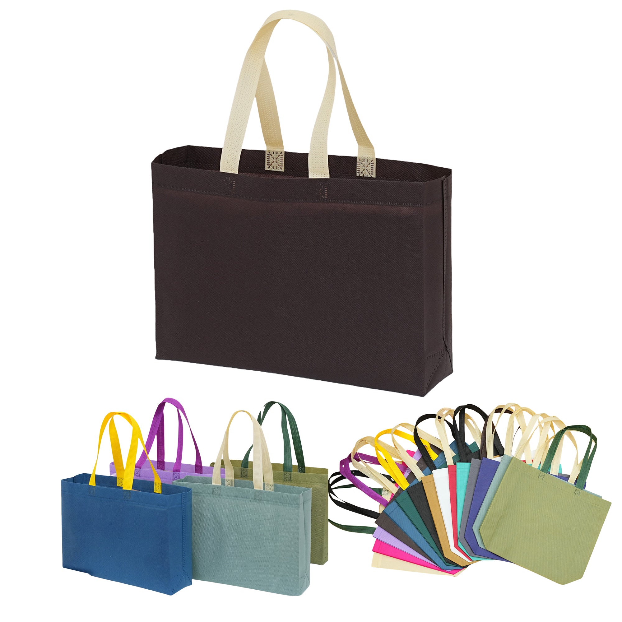 Heavy-Duty Non-Woven Shopping Tote