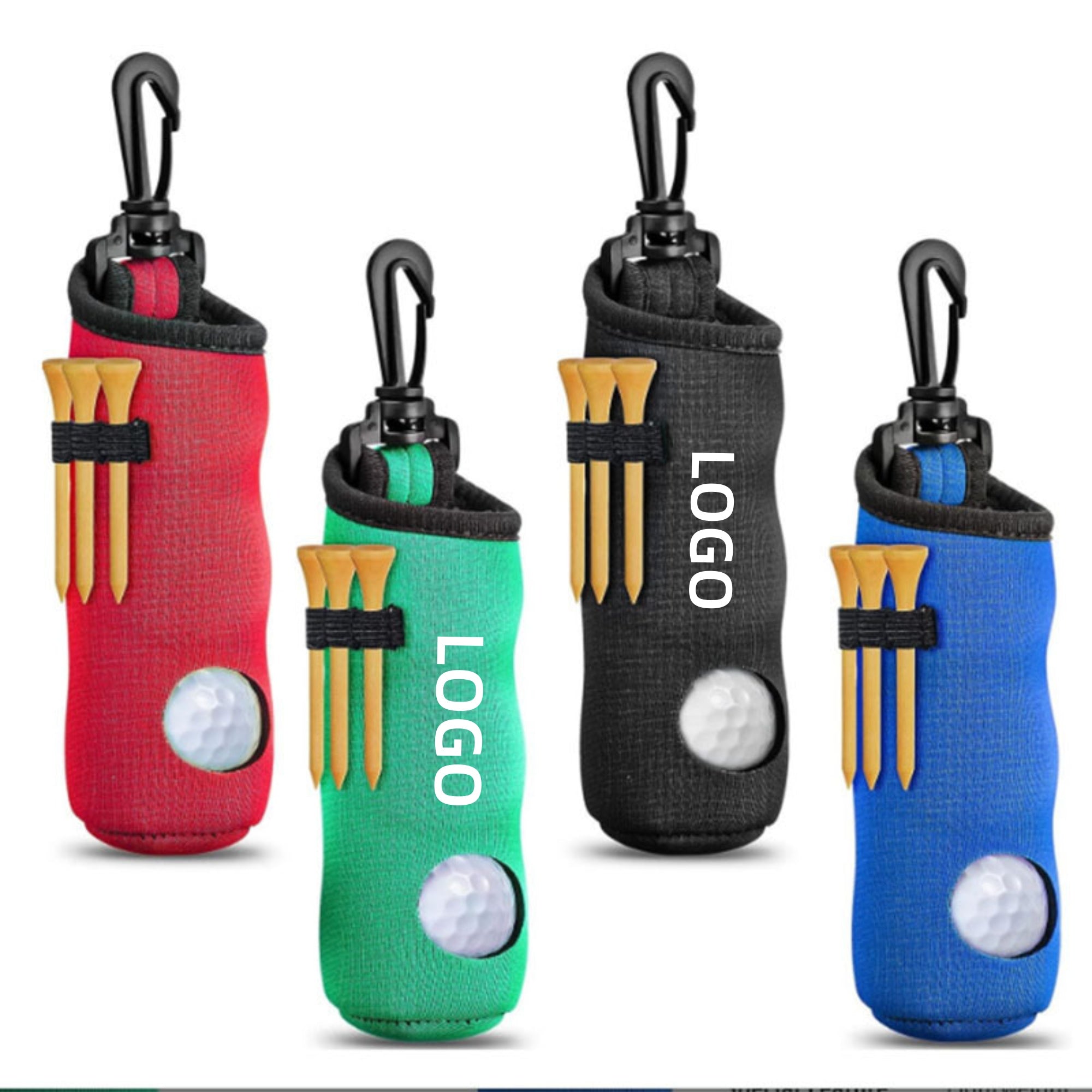 Neoprene Golf Ball Carry Bag Pouch