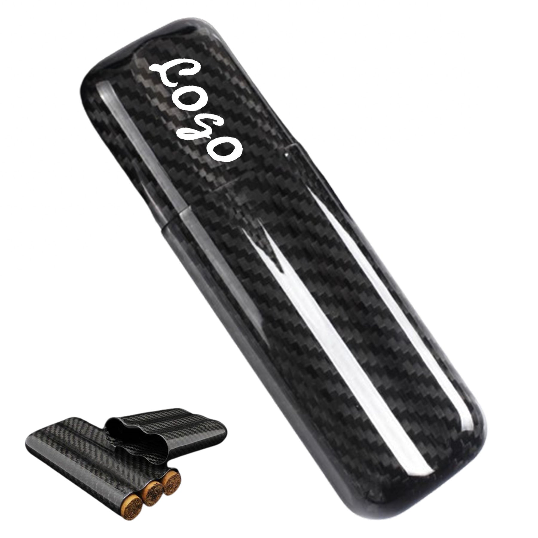 Hot Pressing Pure Carbon Fiber Humidor