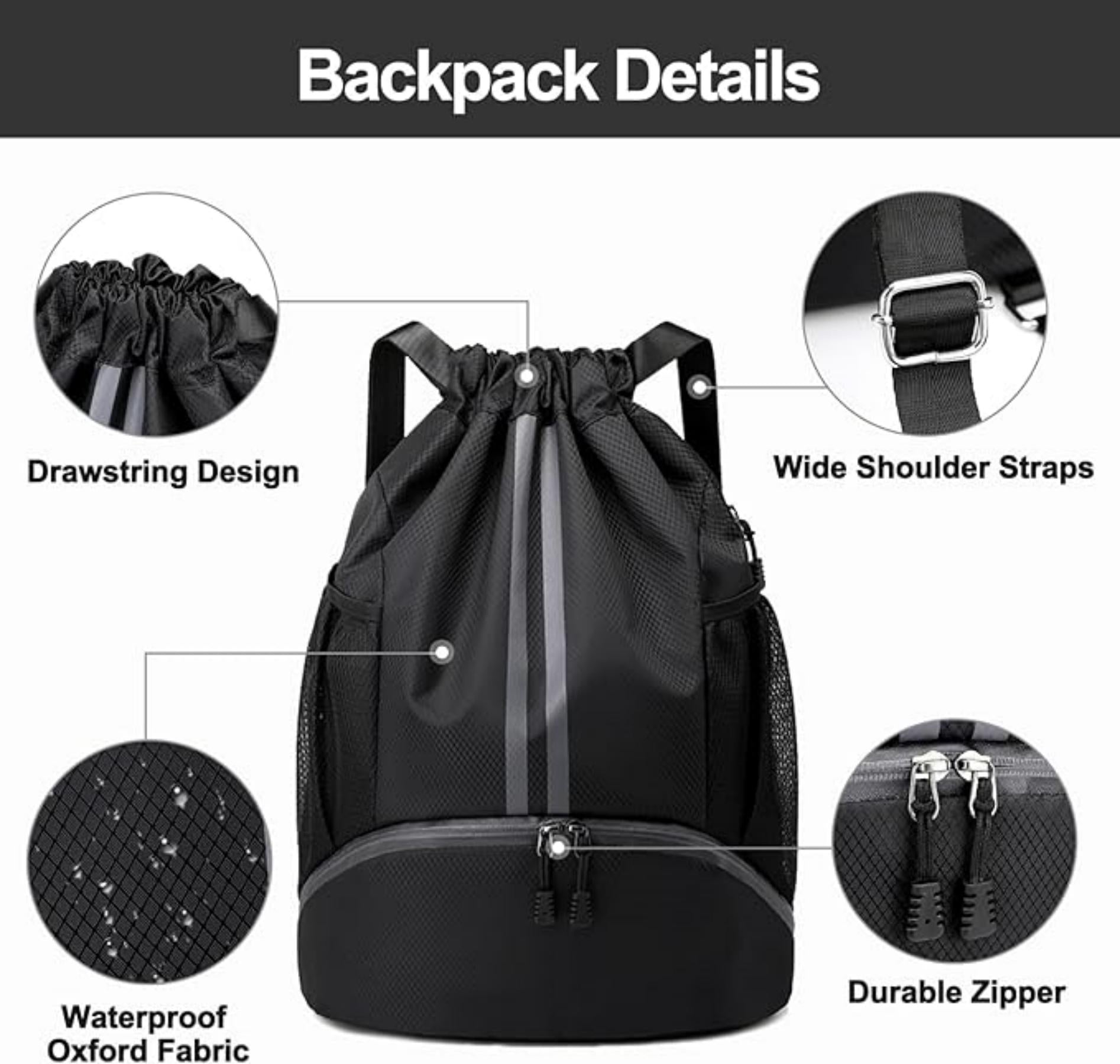 Oxford Drawstring Sports Backpack
