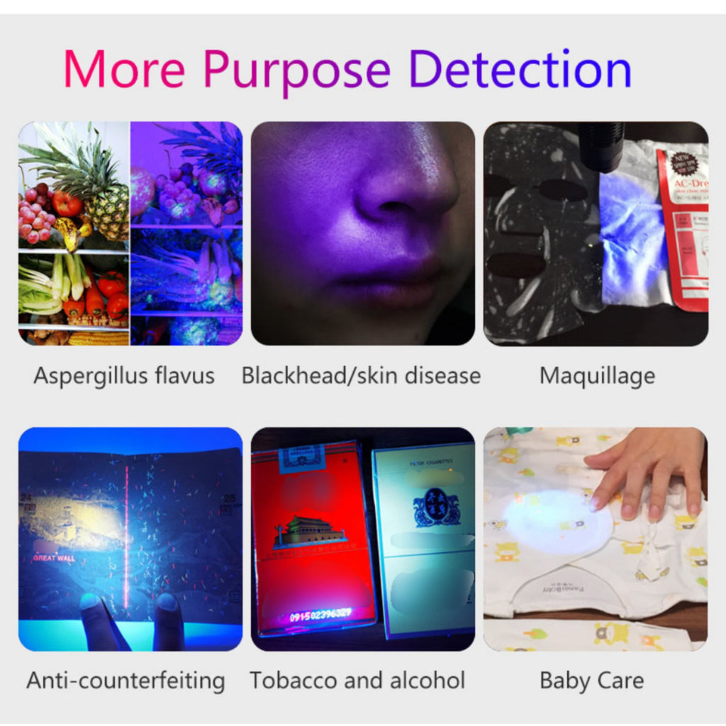 UV365 Ultraviolet Light Flashlight