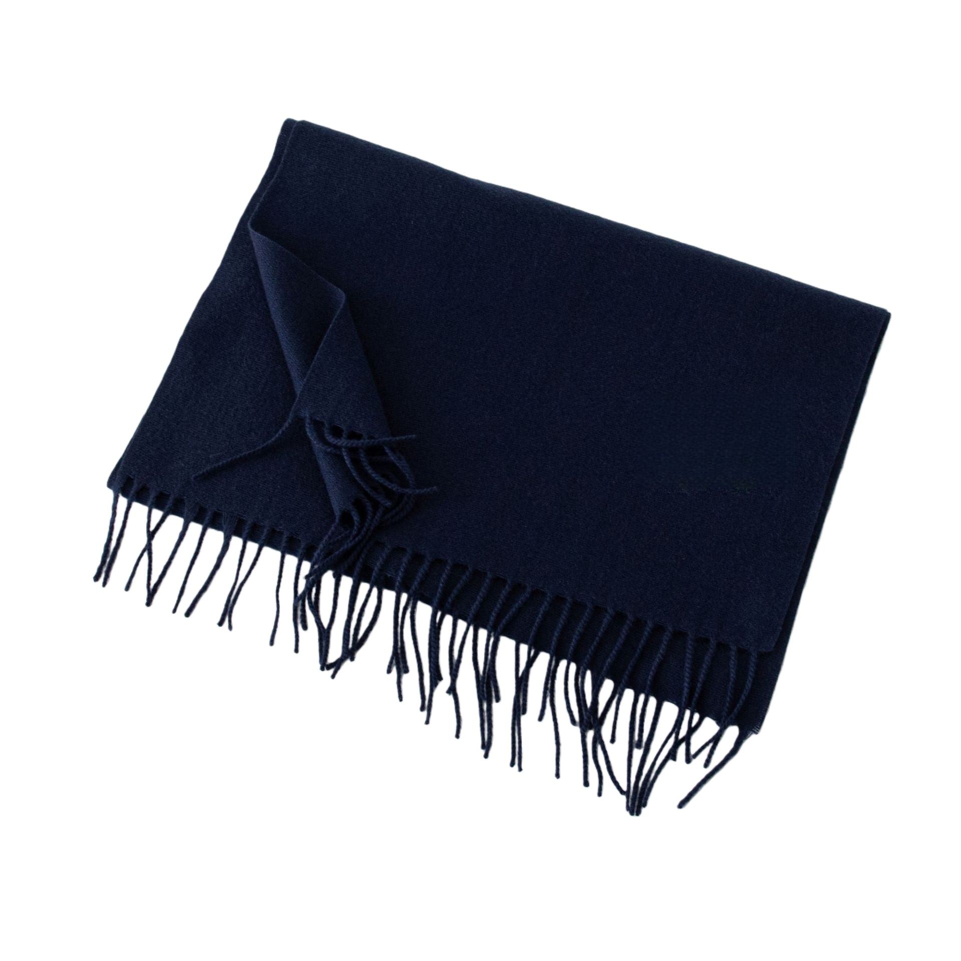 Warm Knitted Woven Scarf With Tassel