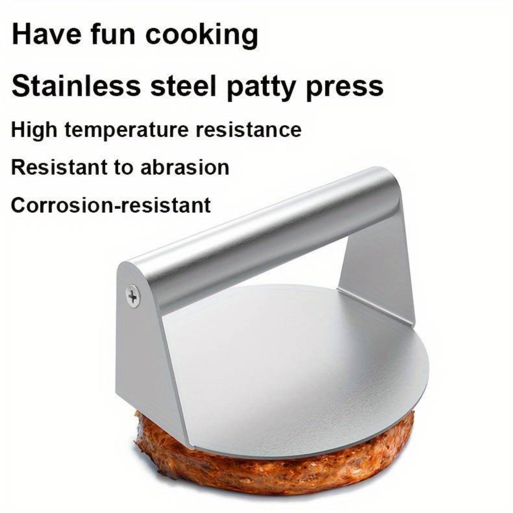Stainless Steel Meat Press