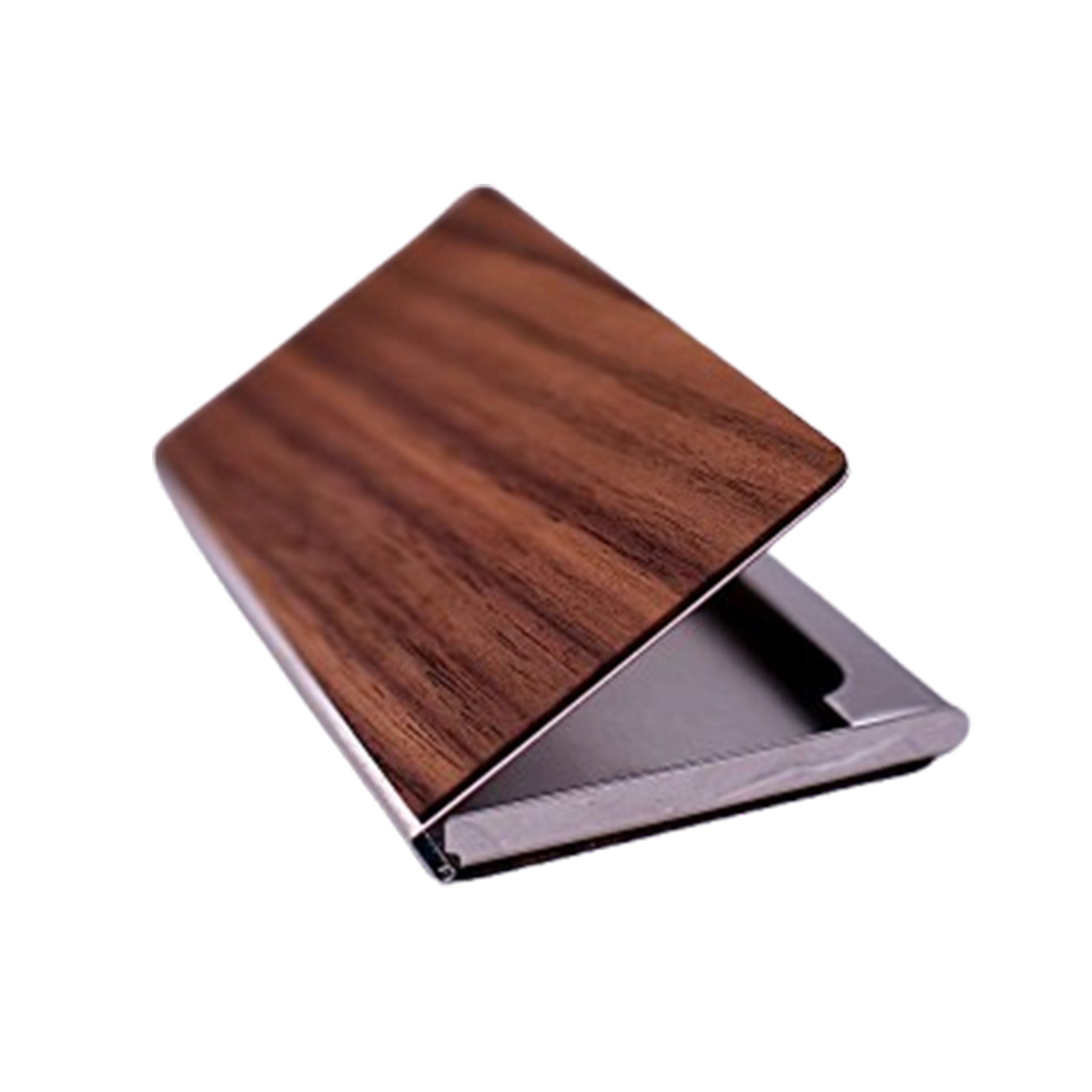 Walnut Wood Business Cards Case Holder