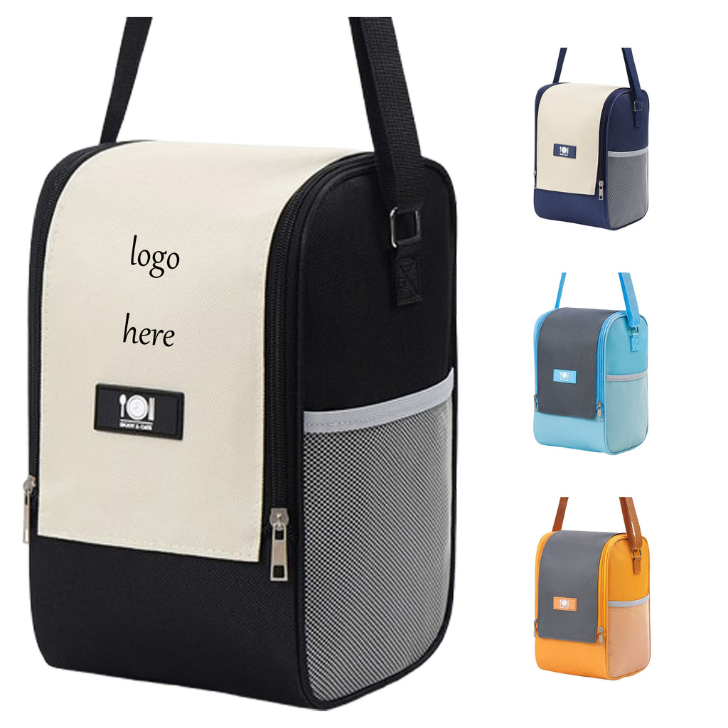 Rectangular Coloring Strap Shoulder Strap Thermal Bag