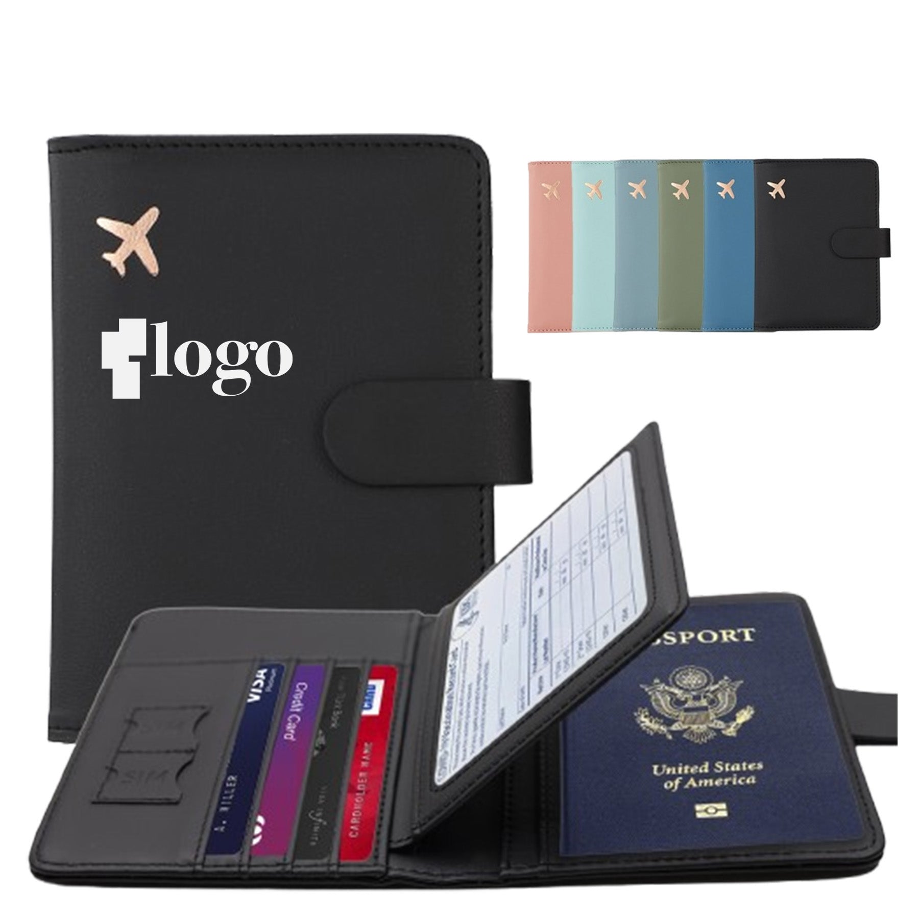 Pu Passport Holder