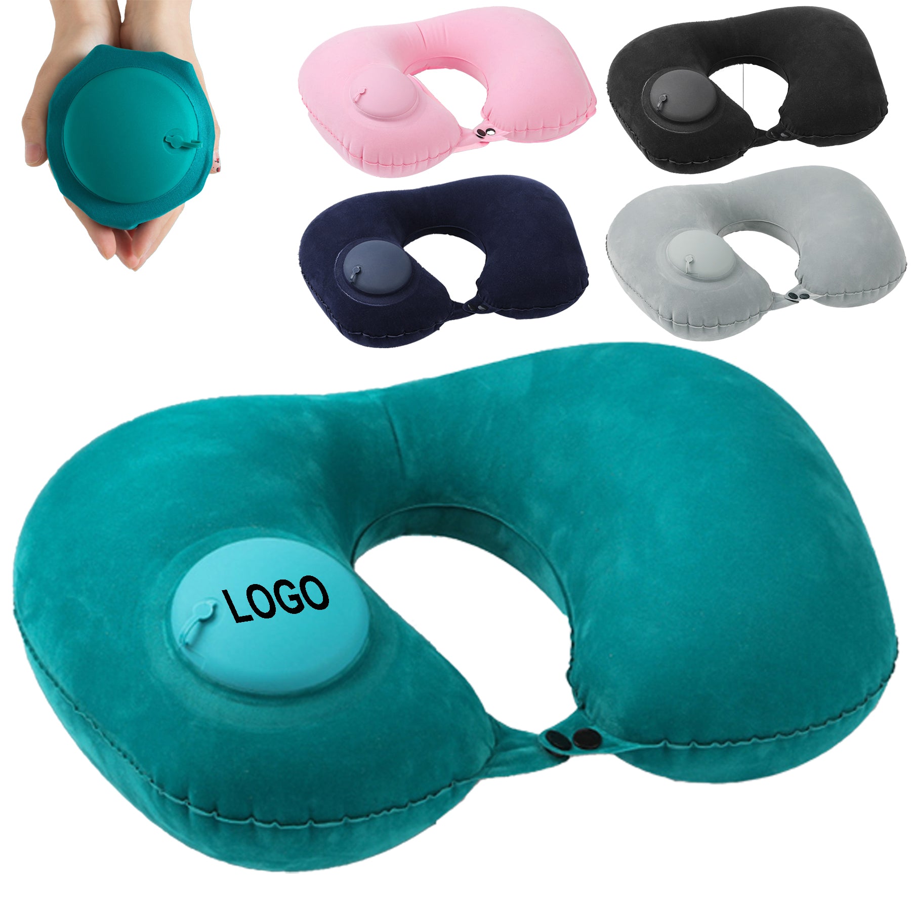 Inflatable Portable U-Shaped Neck Pillow