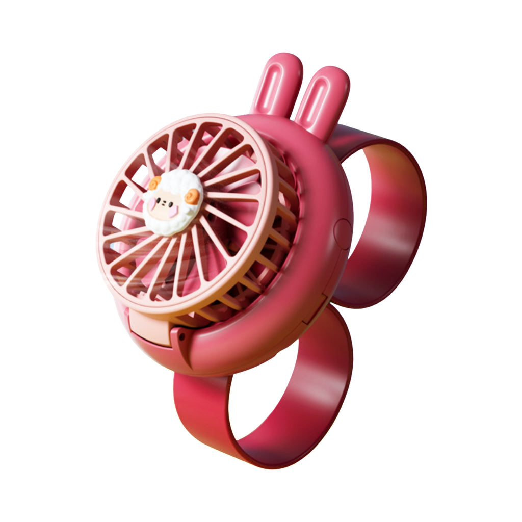 Mini Handheld Fan Kids Toy Watch USB Rechargeable