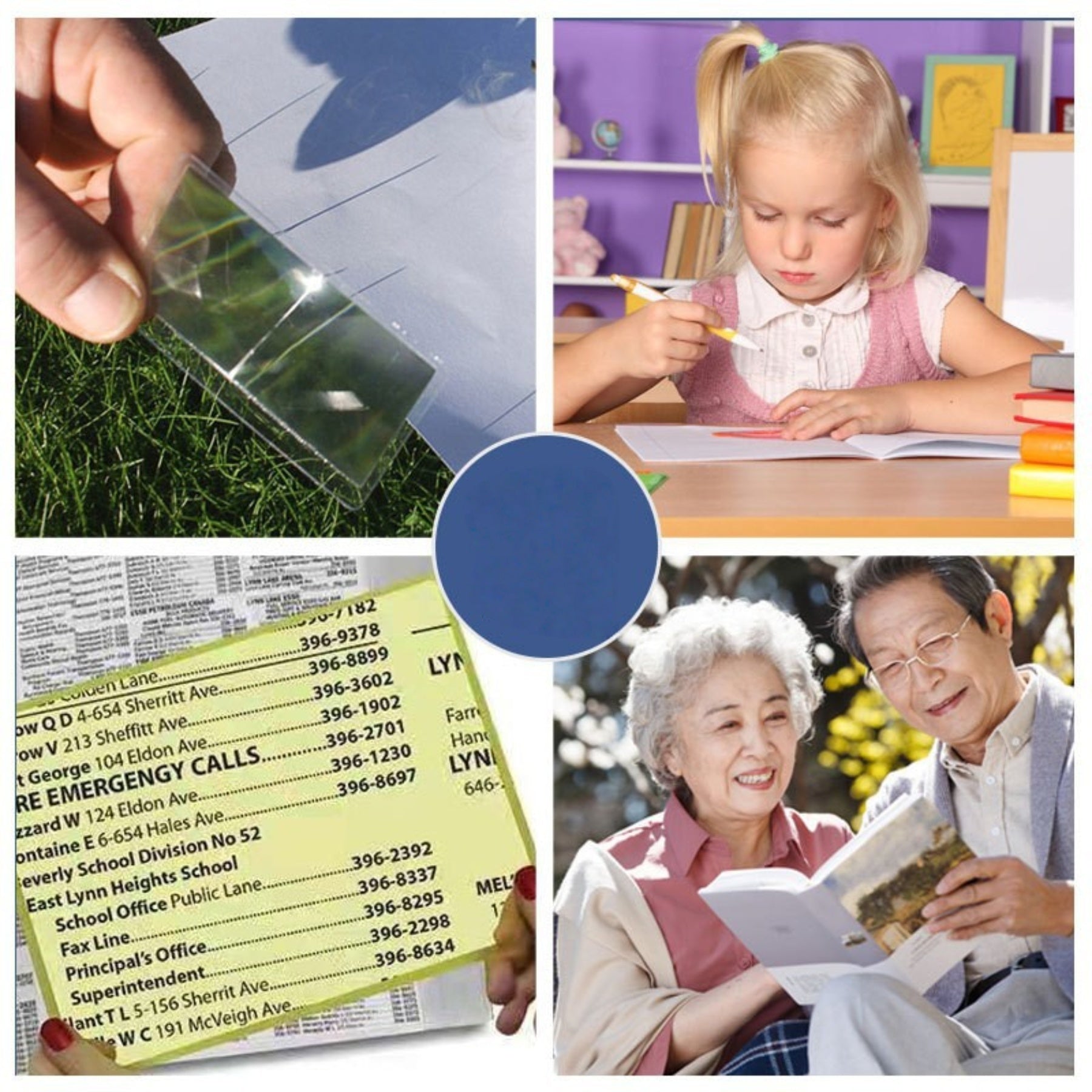 Pvc Bookmark Card Magnifier