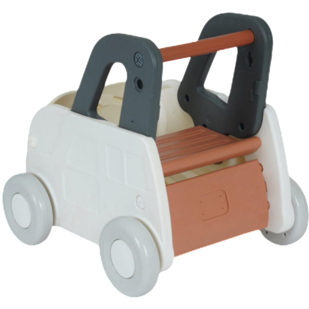 Trolley Integrating Baby Walking And Storage Features