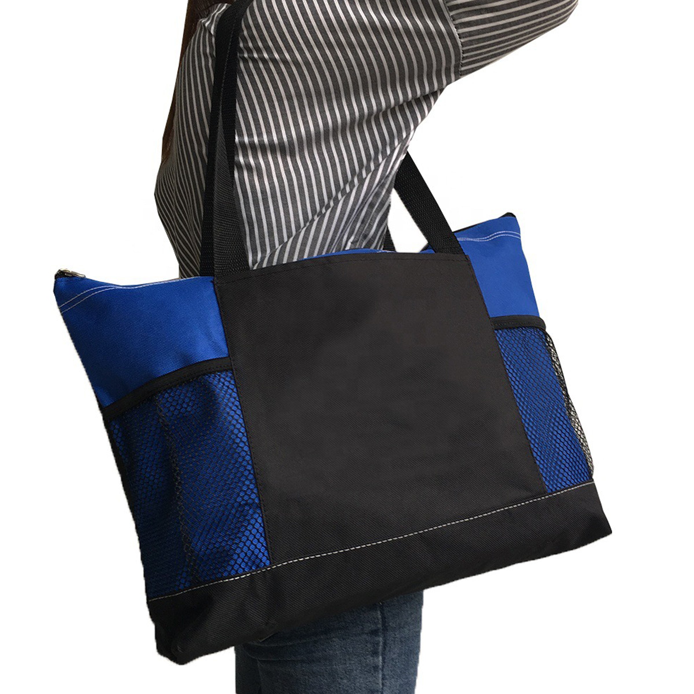 Zippered Tote Bag