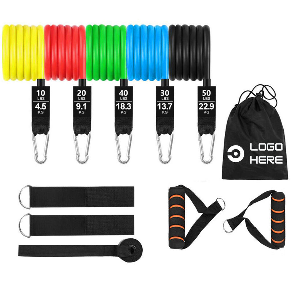 Exercising Bands Set for Strength Training Equipment at Home