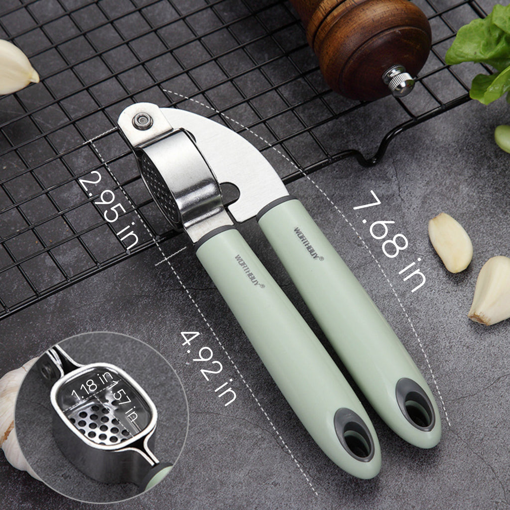 Household Stainless Steel Manual Garlic Press