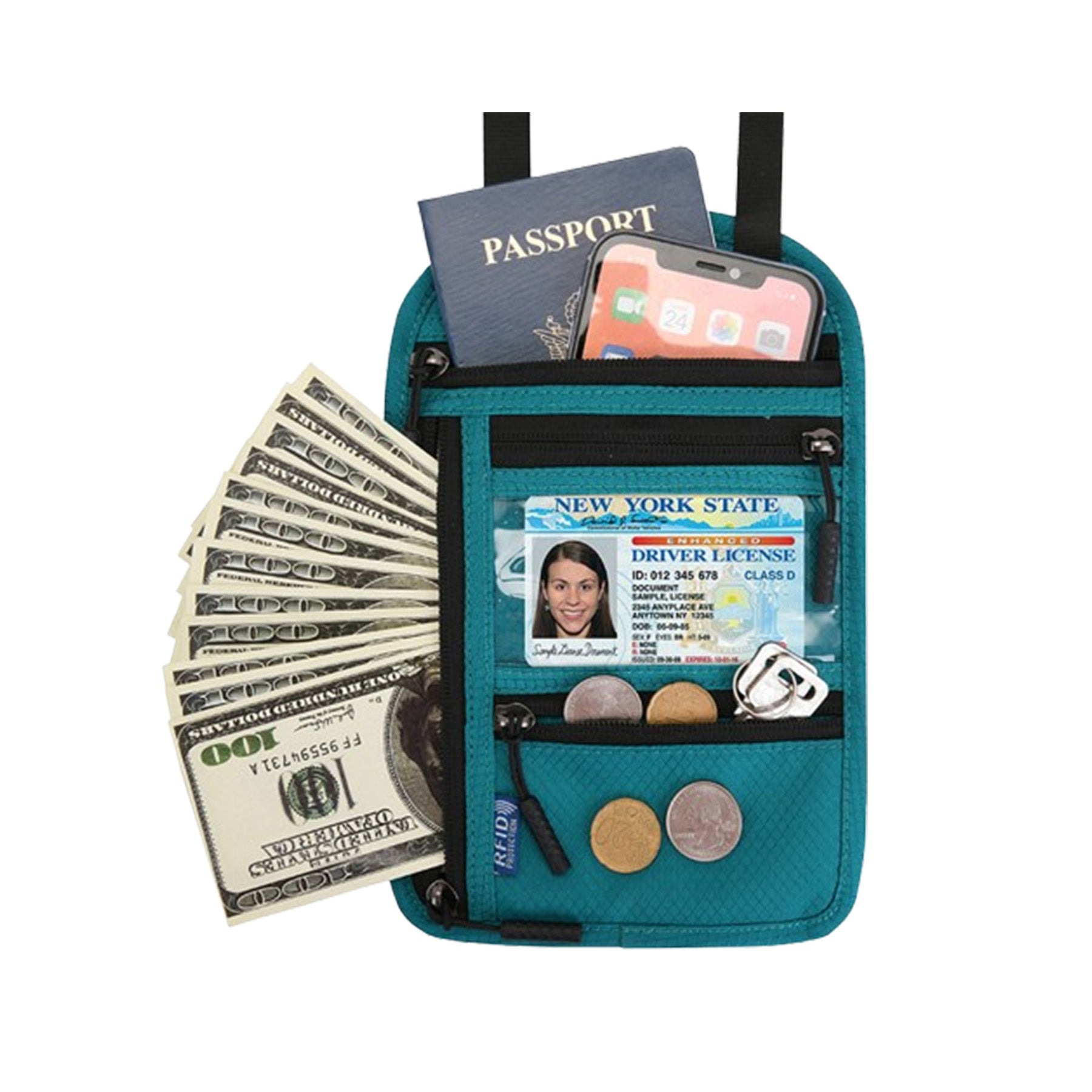 Travel Pouch Neck Wallet