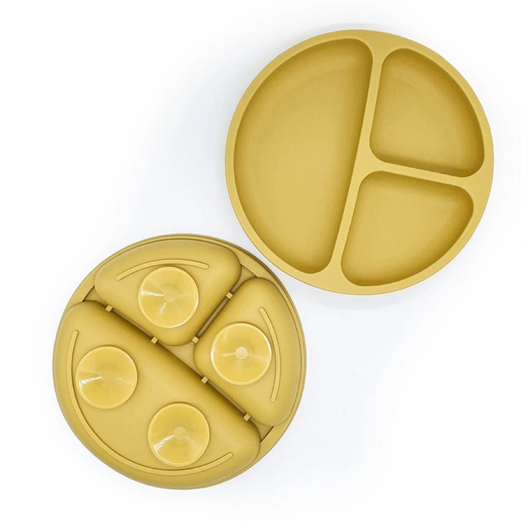 Baby's Silicone Plate With Suction