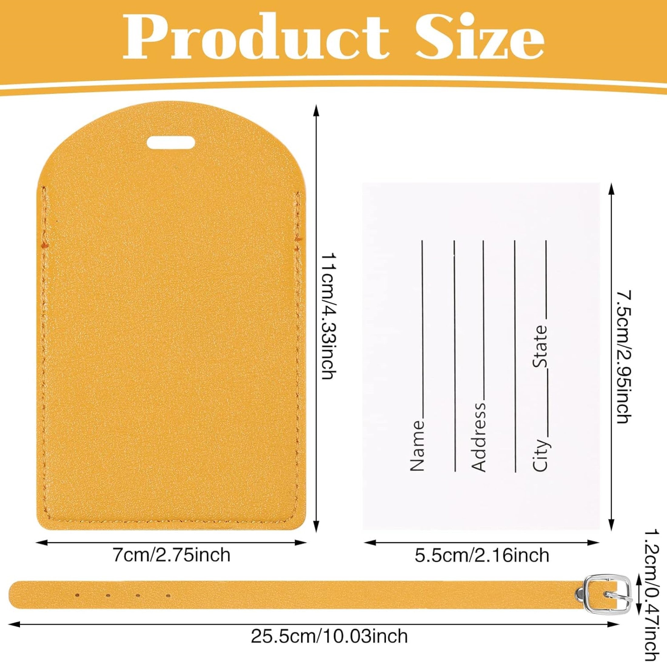 Leather Luggage Tags