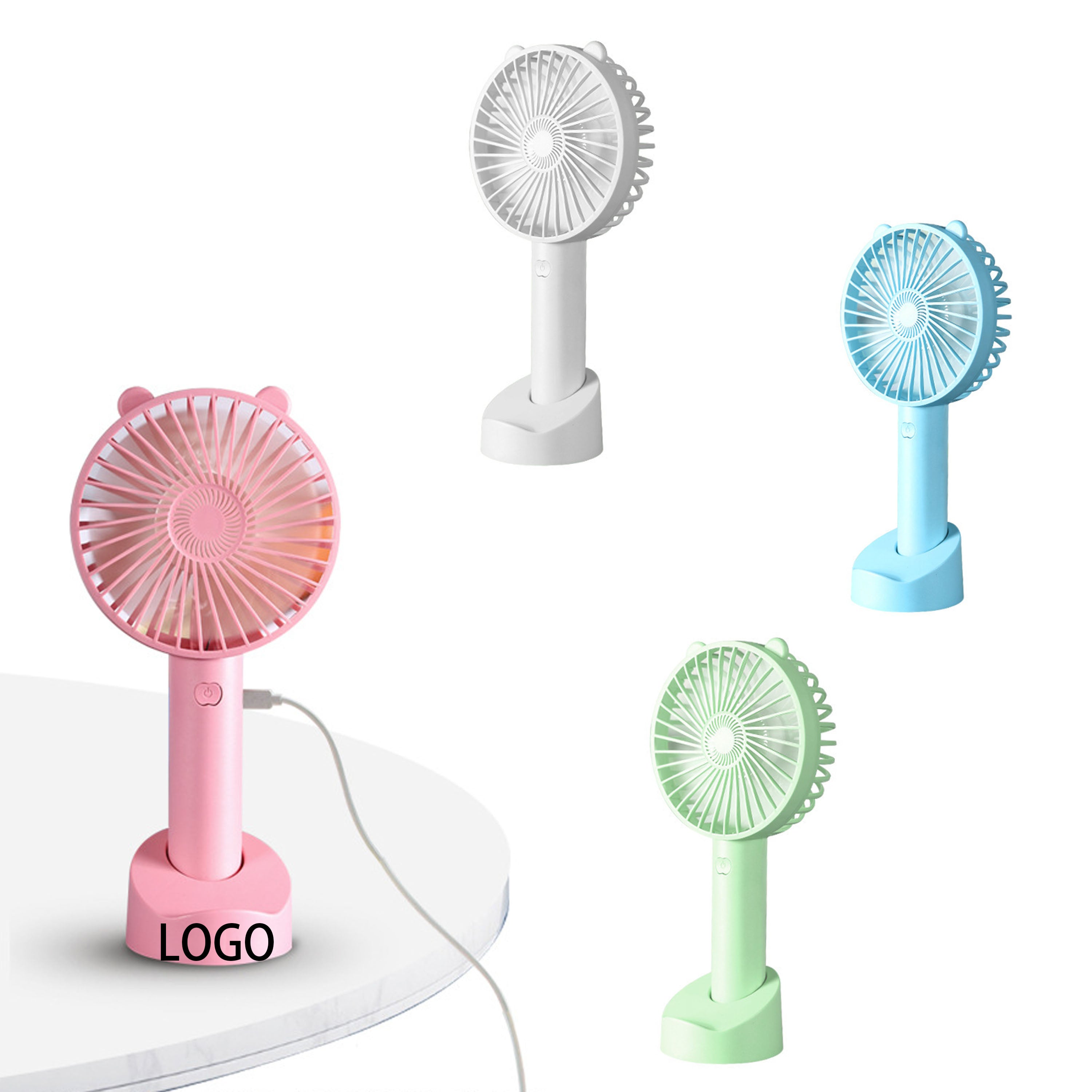 Portable USB Rechargeable Handheld Mini Fan