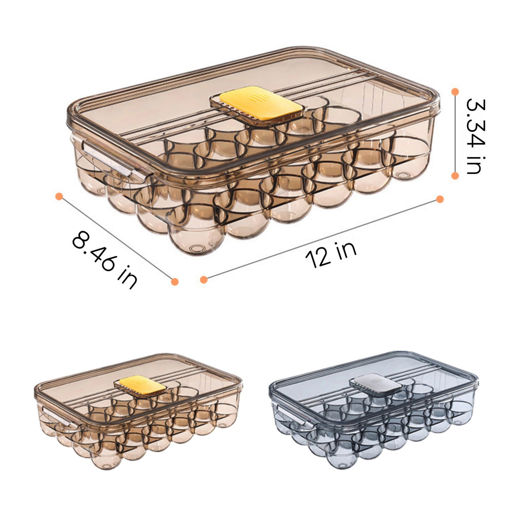 Food-Grade PET Refrigerator Fresh-Keeping Egg Storage Box