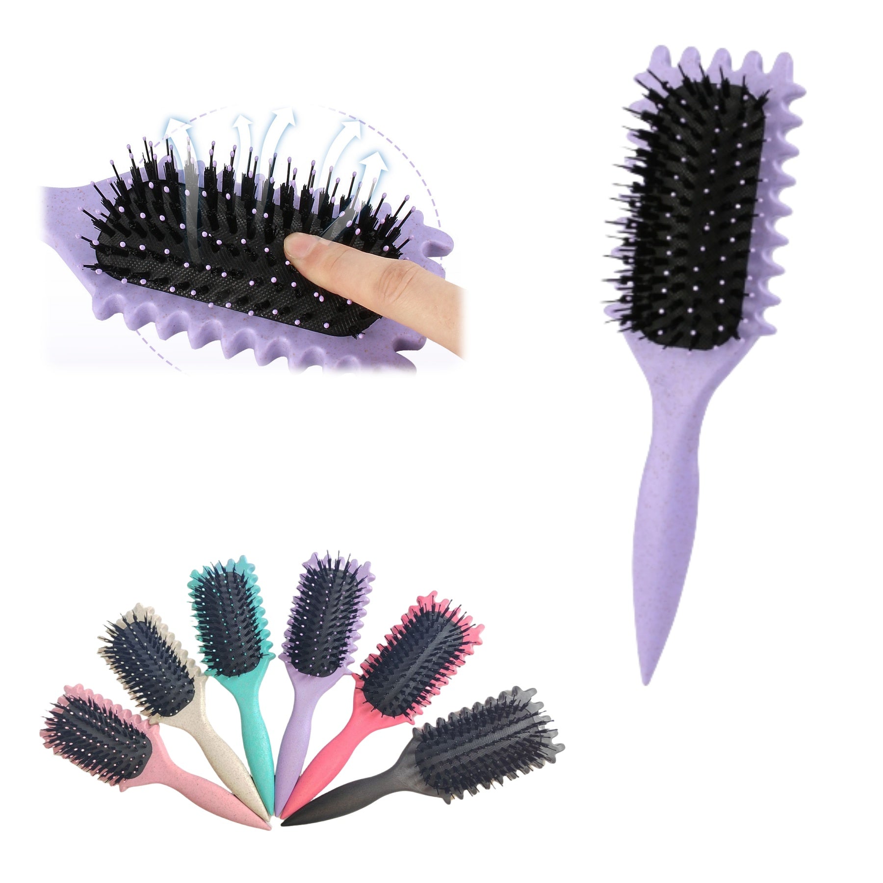 Curl Define styling BounceBrush Comb