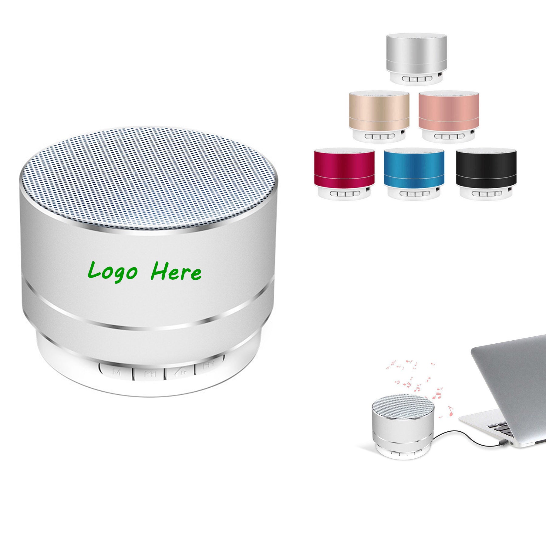 A10 Wireless Plug In Card Metal Bluetooth Speaker