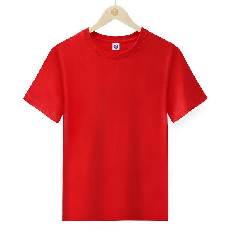 Cotton Round Neck Short Sleeved Men's T-shirt With Half Sleeves