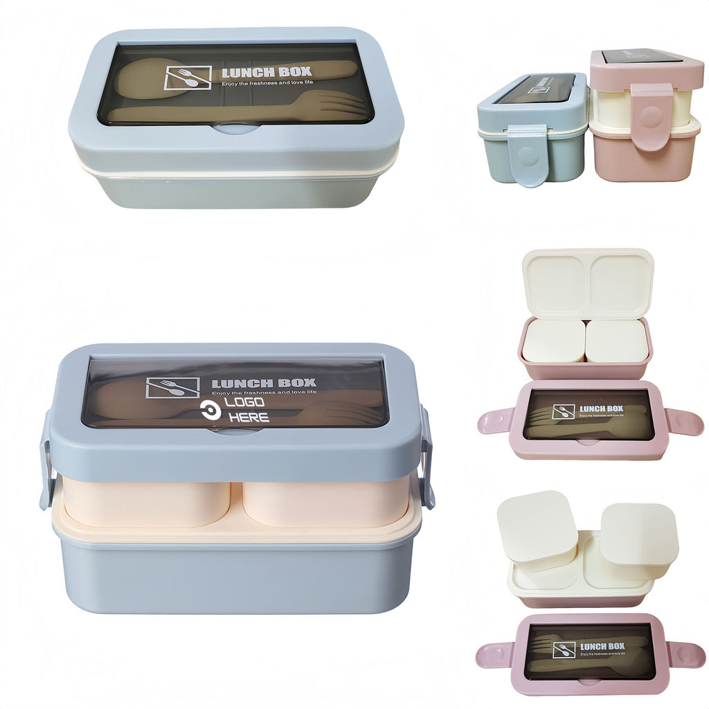 Collapsible Double Layer Lunch Box