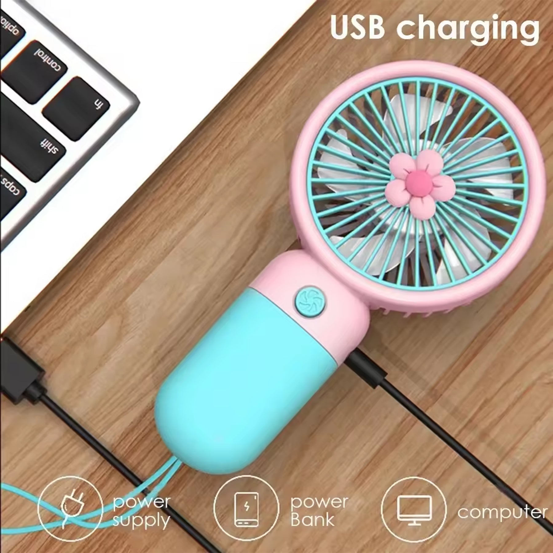 Rechargeable Mini Handheld Fan