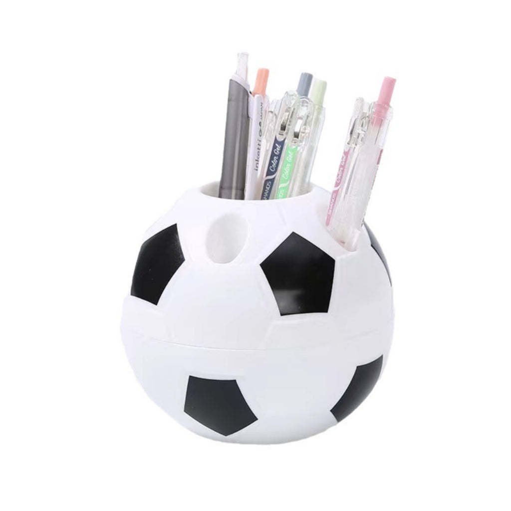 Soccer Pen Cup Plastic Organizer Multi Use Desk Bathroom