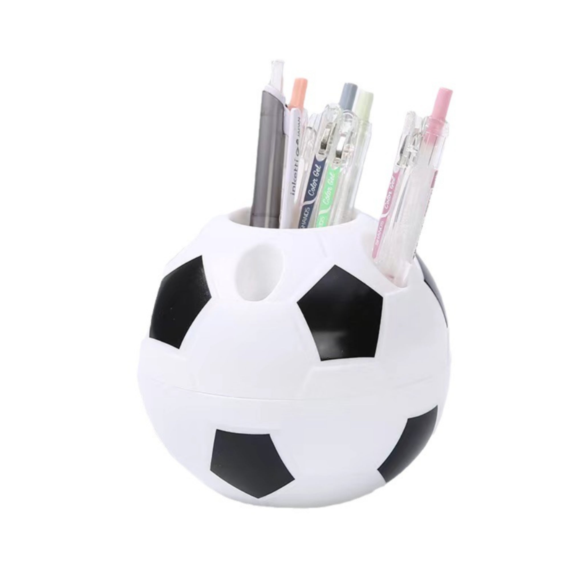 Soccer Pen Cup Plastic Organizer Multi Use Desk Bathroom