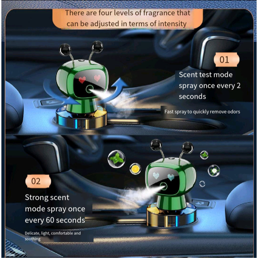 Car Mounted Robot Perfume Ornament