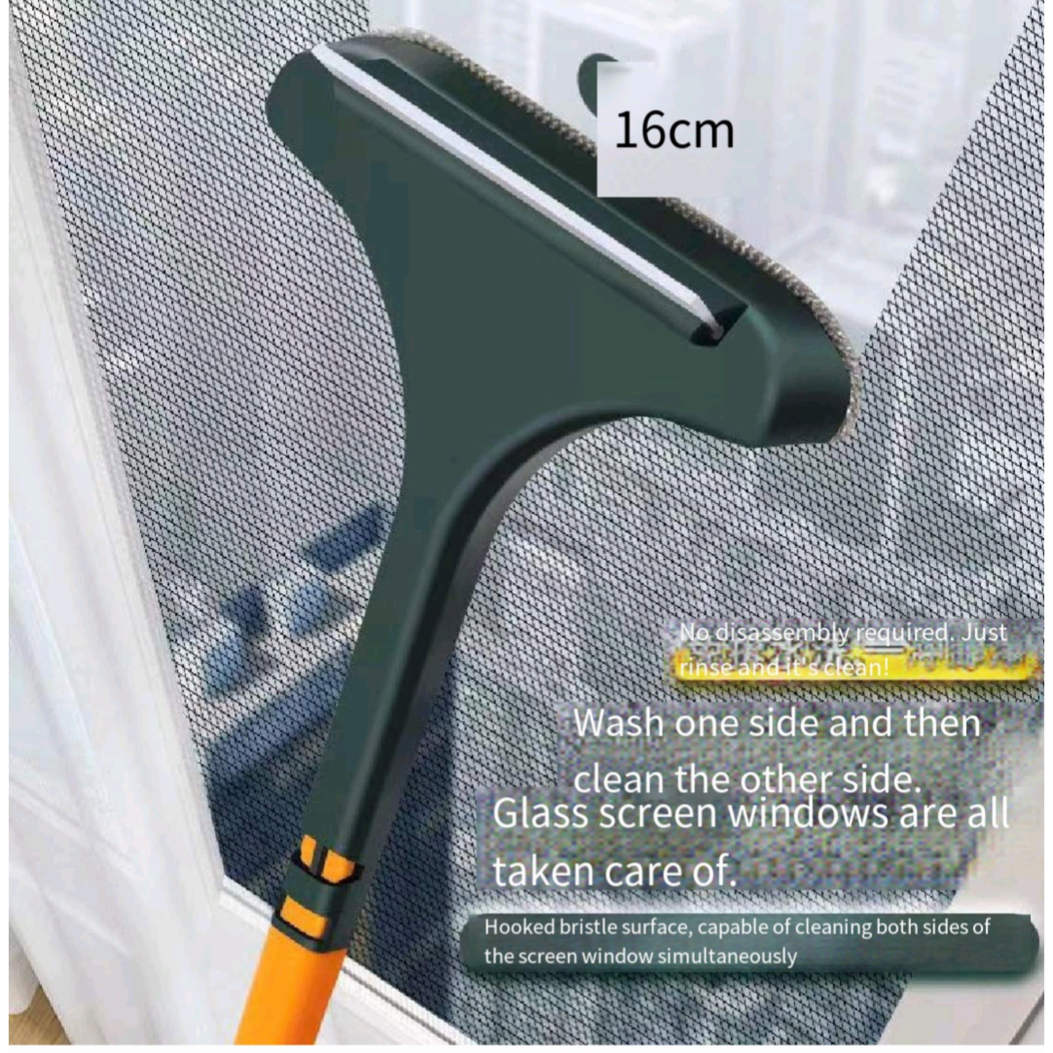 No Disassembly Window Screen Cleaning Brush