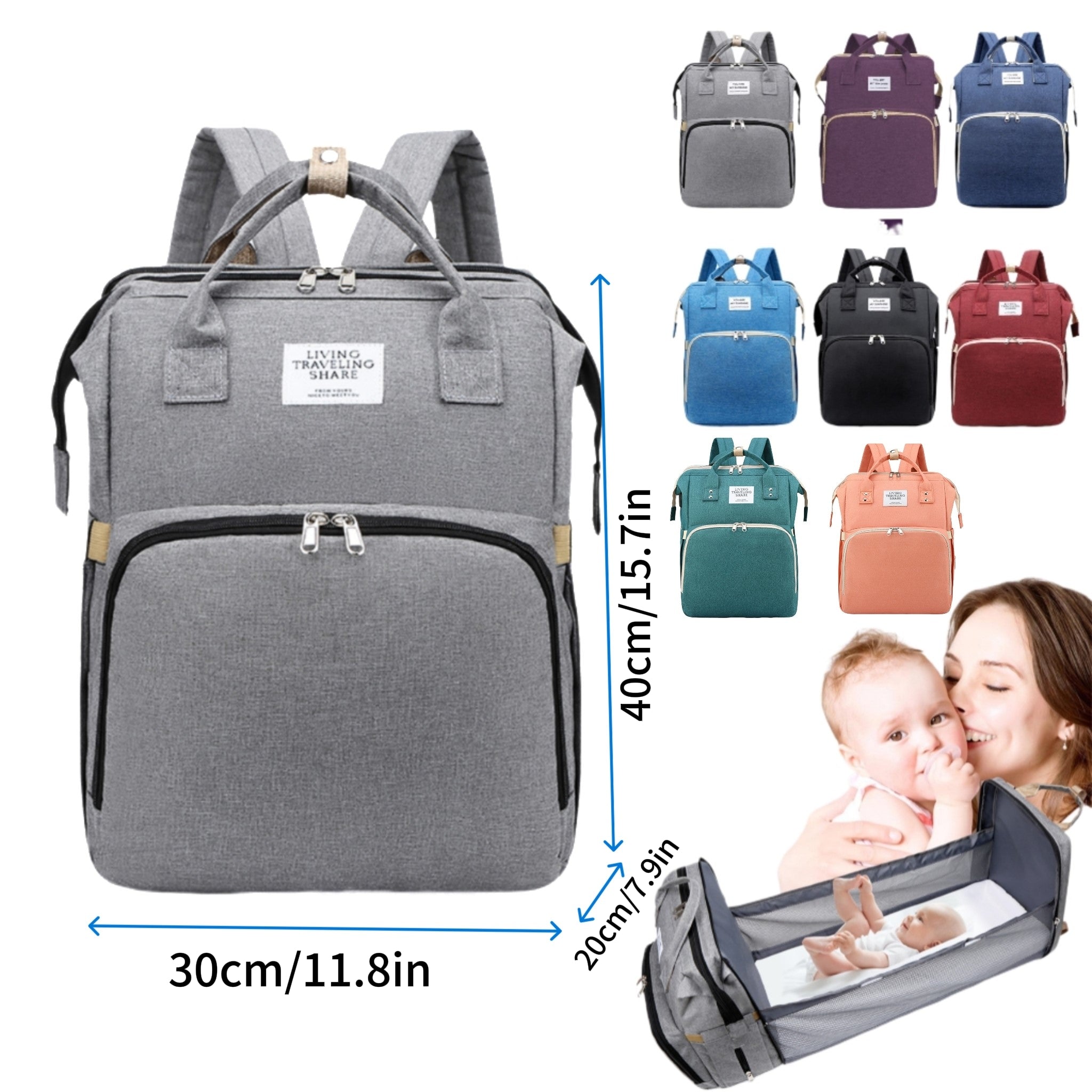 Integrated Mummy Bag With Baby Bed Function