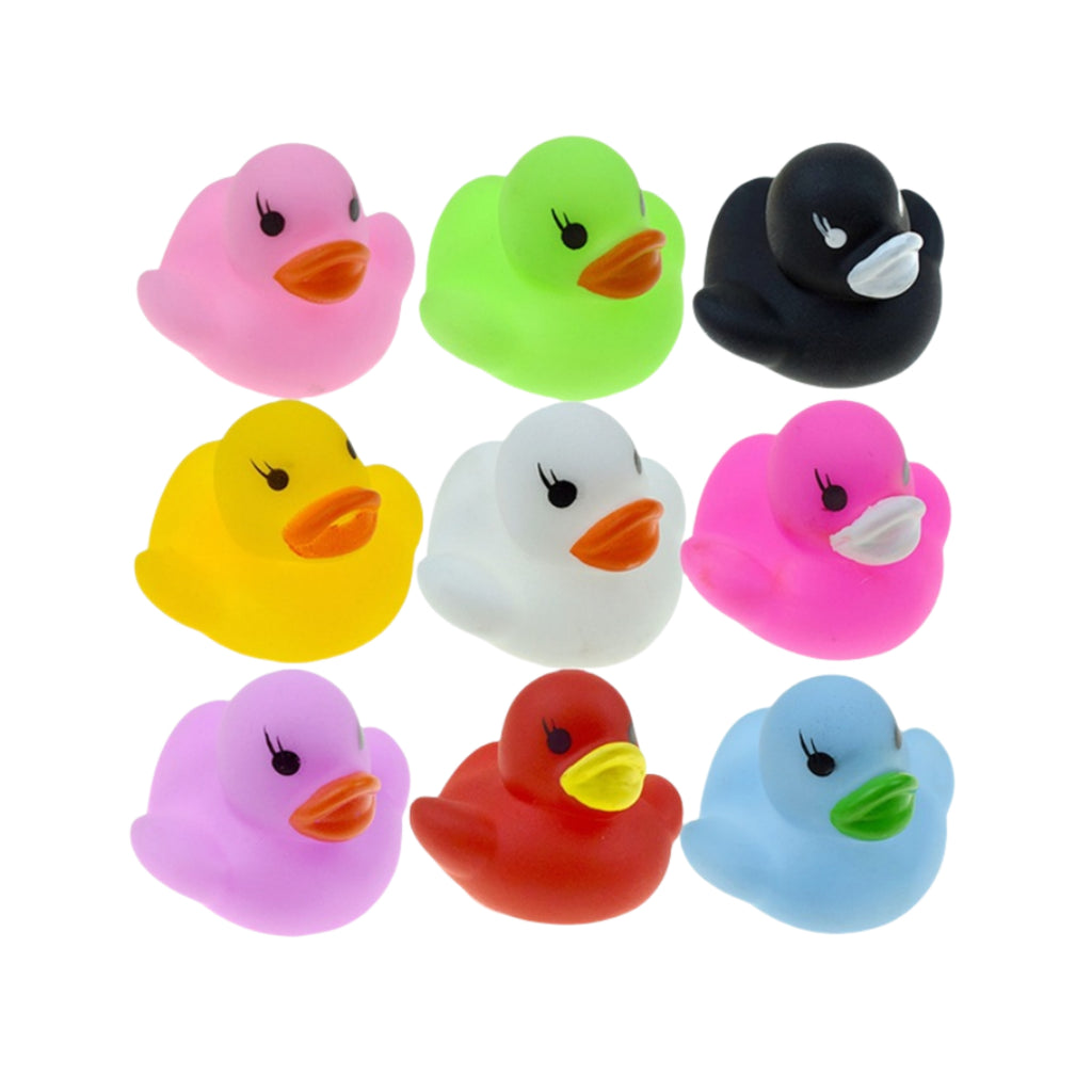 Squeaky Colorful Mini Yellow Duck Toy