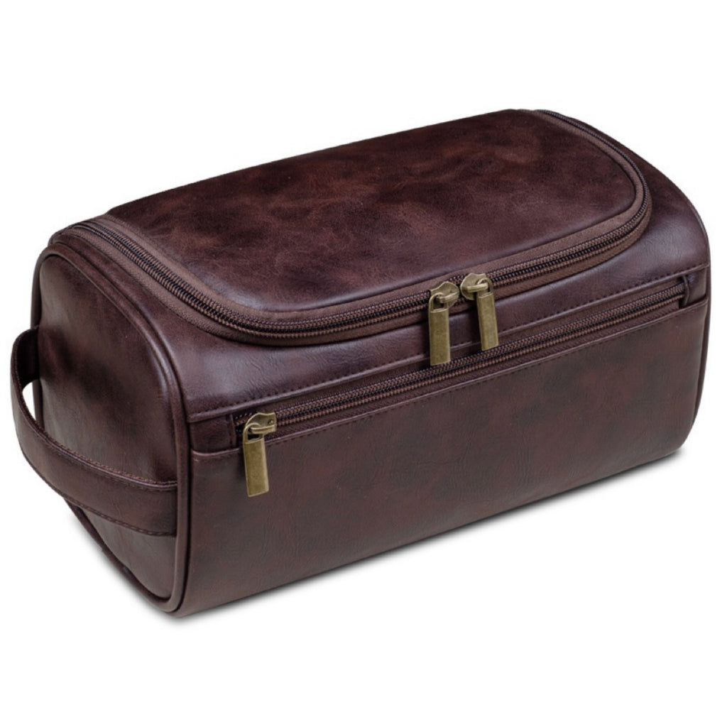 PU Leather Waterproof Toiletry Bag