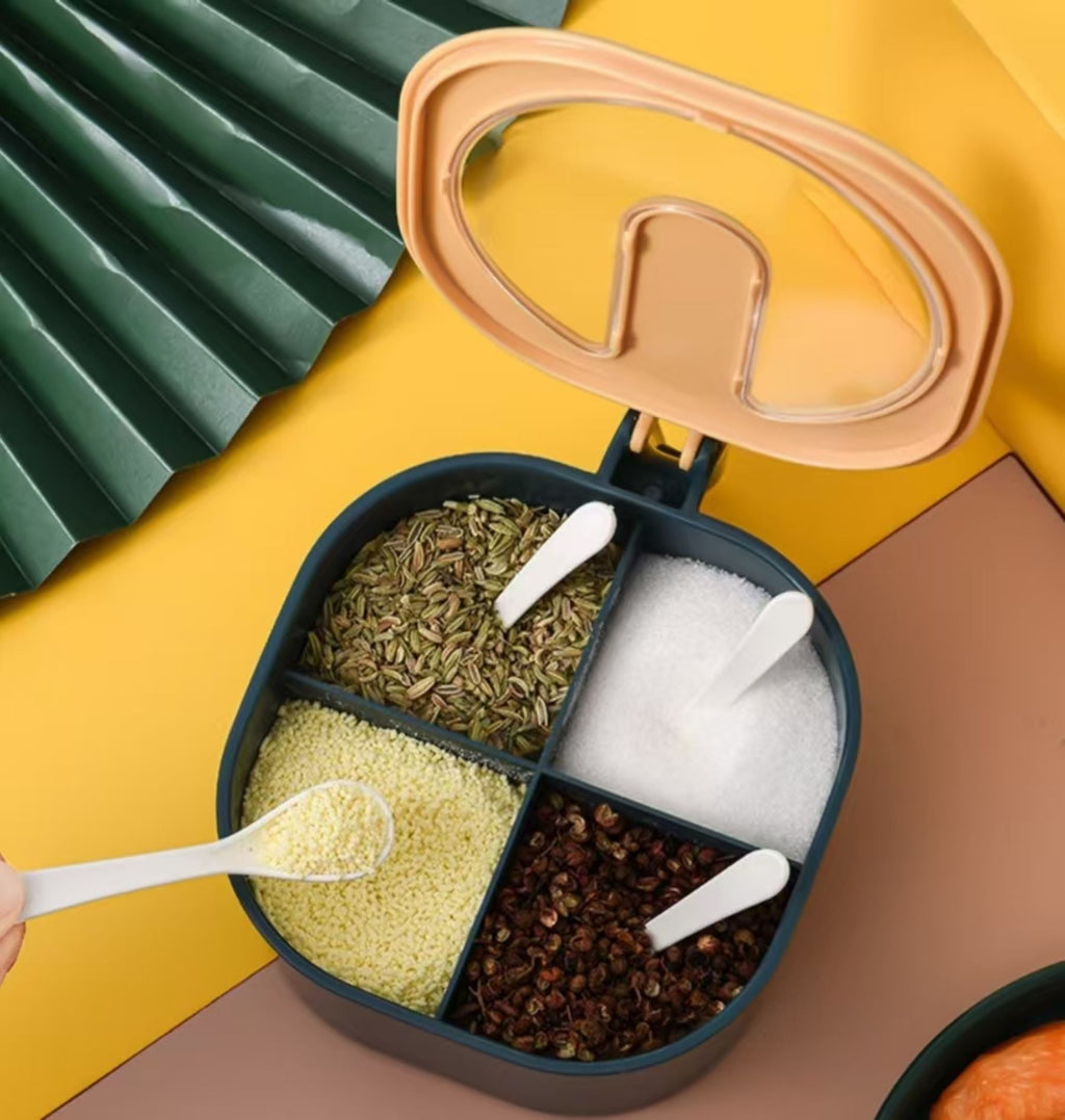 Multi - Compartment Spice Box