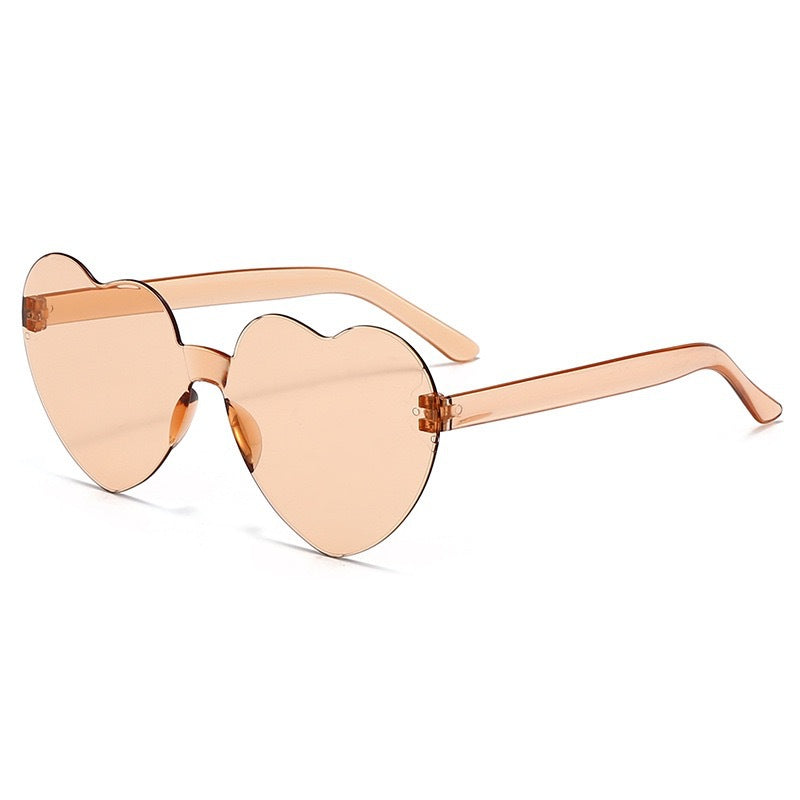 Colorful Heart Shaped Sunglasses