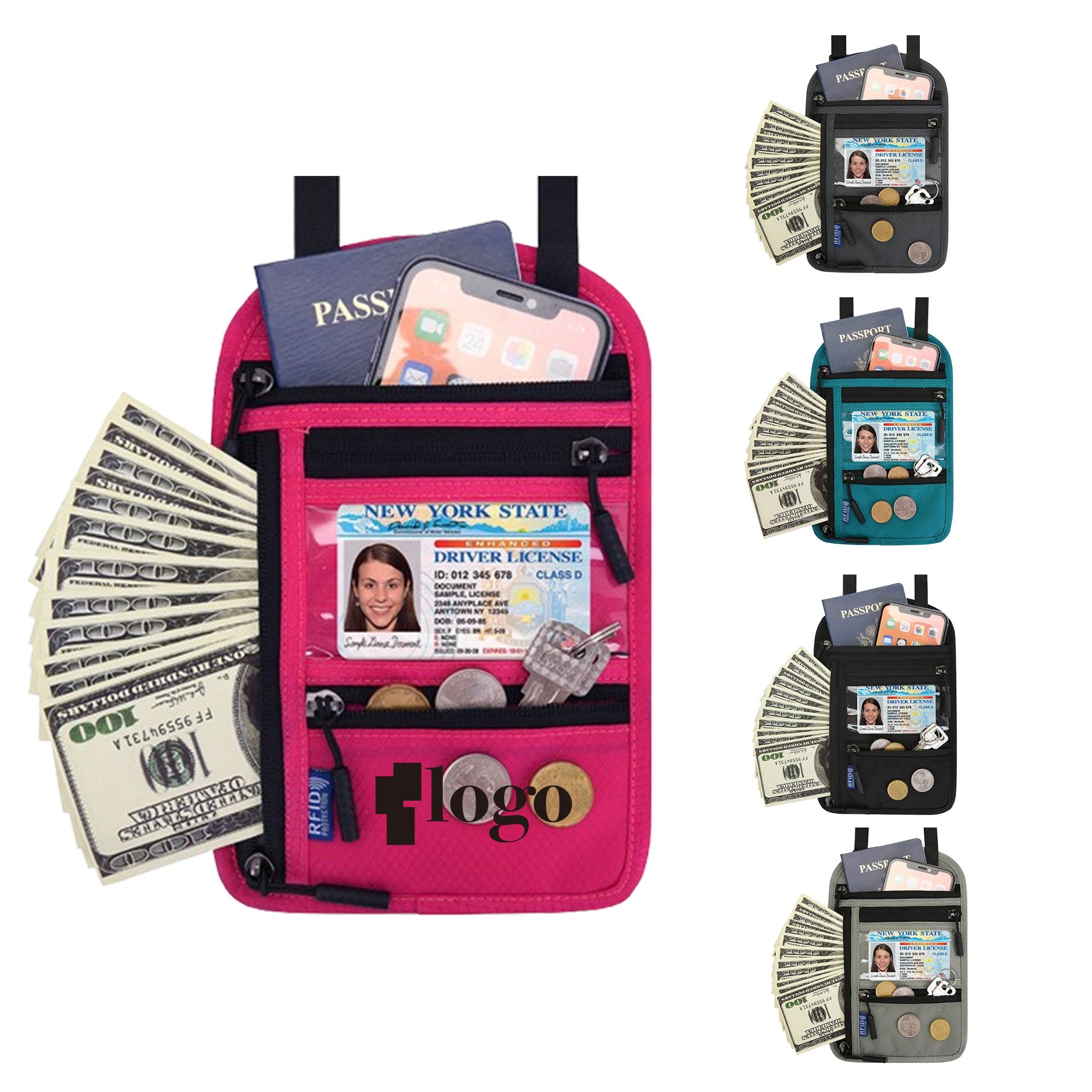 Travel Pouch Neck Wallet